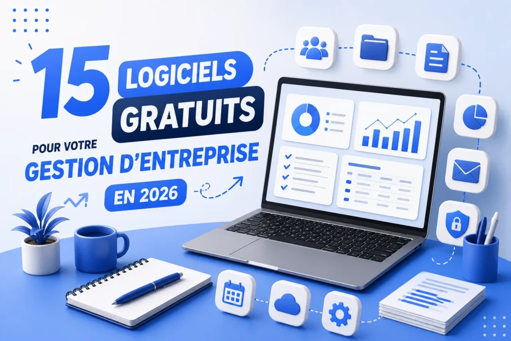 15 logiciels gratuits pour votre gestion d’entreprise en 2026